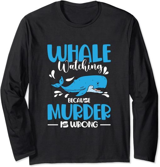 Seaworld Cetacean Orca Whale Watching Long Sleeve T-Shirt